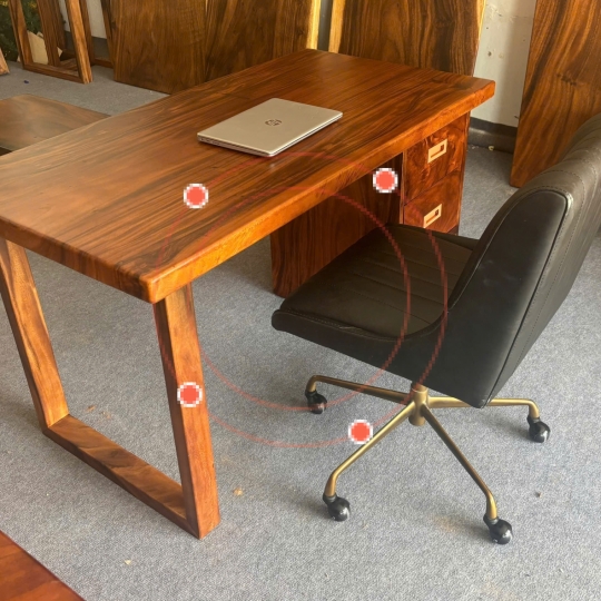 BÀN LÀM VIỆC KÈM 03 HỌC KÉO