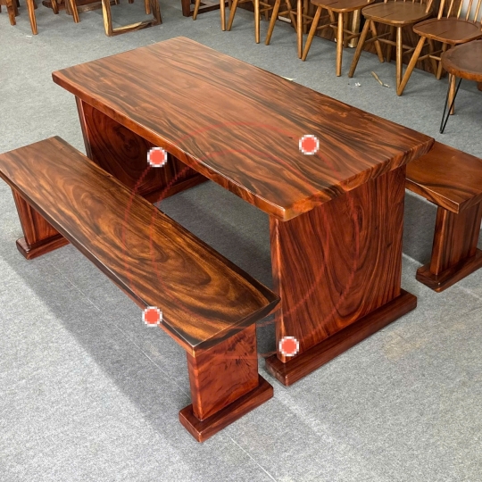 BỘ K3 GỖ ME TÂY NGUYÊN TẤM